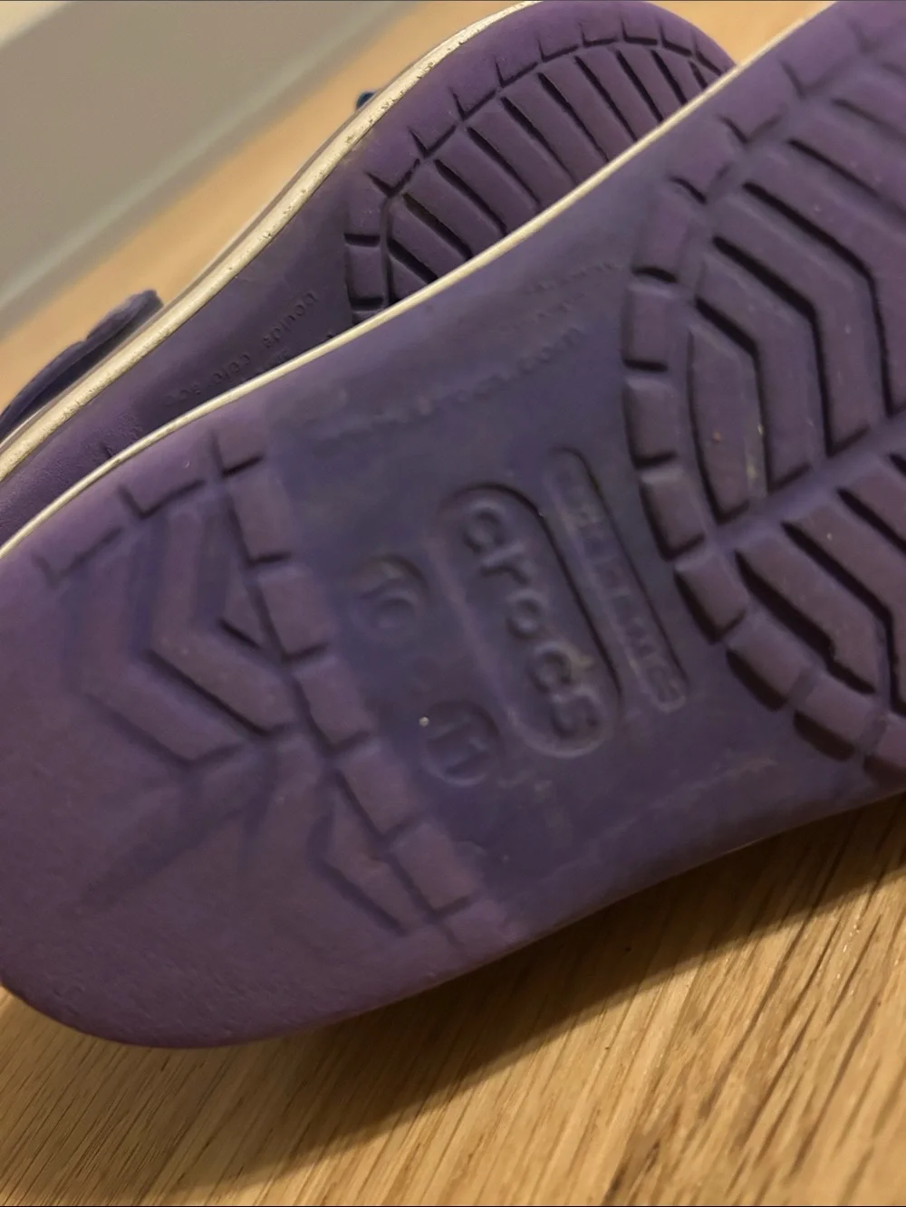 CROCS Kids Purple Slip-On Clogs with Fun Charms